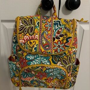 Vera Bradley Provencal Double Zip Backpack